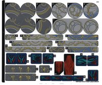 LEGO onderdeel Sticker Sheet for Set 76156 - (69943/6319552) 76156stk01