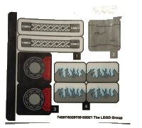 LEGO onderdeel Sticker Sheet for Set 76169 - (74507/6329739) 76169stk01