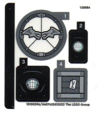 LEGO part Sticker Sheet for Set 76179 - International Version - (10100596/6407435) 76179stk01a