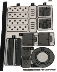 LEGO onderdeel Sticker Sheet for Set 76190 - (79005/6350254) 76190stk01