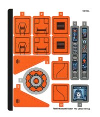 LEGO part Sticker Sheet for Set 76193 - (79007/6350256) 76193stk01