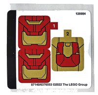 LEGO onderdeel Sticker Sheet for Set 76203 - (87140/6376553) 76203stk01