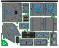 LEGO onderdeel Sticker Sheet for Set 76248, Sheet 1 - (10101846/6422252) 76248stk01