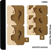 LEGO onderdeel Sticker Sheet for Set 76280 - (10107079/6476416) 76280stk01