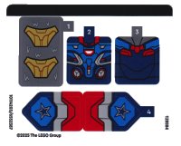 LEGO onderdeel Sticker Sheet for Set 76322 - (10114203/6552387) 76322stk01