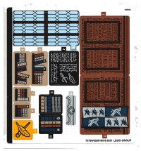 LEGO onderdeel Sticker Sheet for Set 76385 - (73790/6329169) 76385stk01