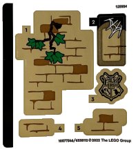 LEGO onderdeel Sticker Sheet for Set 76401 - (10077546/6338112) 76401stk01