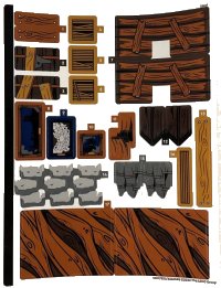 LEGO onderdeel Sticker Sheet for Set 76407 - (10077931/6340588) 76407stk01