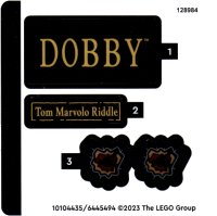 LEGO onderdeel Sticker Sheet for Set 76421 - (10104435/6445494) 76421stk01