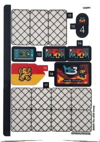 LEGO onderdeel Sticker Sheet for Set 76451, Sheet 2 - (10113444/6545765) 76451stk02