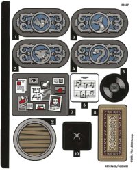 LEGO onderdeel Sticker Sheet for Set 76781, Sheet 1 - (10109628/6501601) 76781stk01