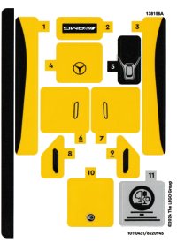 LEGO onderdeel Sticker Sheet for Set 76924, Sheet 1 - (10110431/6520945) 76924stk01