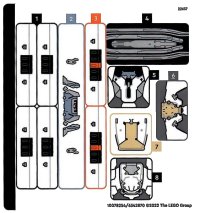LEGO onderdeel Sticker Sheet for Set 76989 - (10078254/6342870) 76989stk01