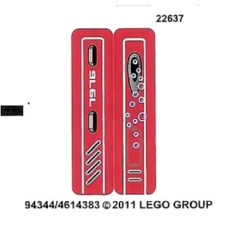 LEGO onderdeel Sticker Sheet for Set 7976 - (94344/4614383) (7976stk01)