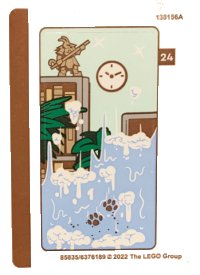 LEGO onderdeel Sticker Sheet for Set 80108, Sheet 2 - (85835/6376189) 80108stk02