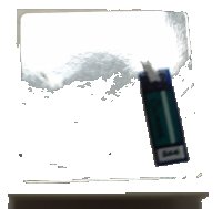 LEGO part Tile, Modified 2 x 2 Inverted with Mirror and Name Tag with 'SIMONE' Pattern (Sticker) - Set 41341 11203pb077