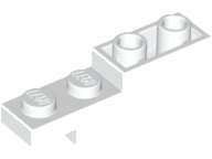 LEGO onderdeel Schuin, Gebogen 4 x 1 Omgekeerd 13547