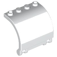 LEGO part Panneau 3 x 4 x 3 Courbe avec Charnière à Double Clip 18910