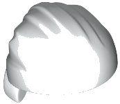 LEGO part Minifigur, Kopfbedeckung Hut, Stoff Wickel / Bandana mit doppeltem Schwanz hinten 18927
