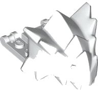 LEGO onderdeel Dragon Head (Ninjago) Jaw with Spikes, 8 Studs and 2 Bar Handles on Back 2169