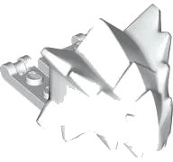 LEGO part Dragon Head (Ninjago) Jaw with Spikes, 8 Studs and 2 Bar Handles on Back (2169)