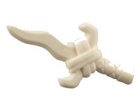 LEGO onderdeel Minifiguur, Wapen Beenig Mes 2186c