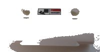 LEGO part Technic, Panel Curved 7 x 3 with 2 Pin Holes through Panel Surface with 'DANGER' and Person under Load Pattern (Sticker) - Set 42100 24119pb009