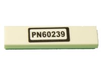 LEGO onderdeel Tile 1 x 4 with 'PN60239' Pattern (Sticker) - Set 60239 2431pb0622