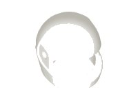 LEGO part Minifigure, Headgear Helmet Motorcycle (Standard) 2446