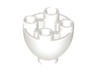 LEGO part Brick, Round 2 x 2 Dome Bottom with Studs 24947