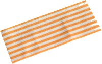 LEGO part Cloth Picnic Tablecloth / Blanket 14 x 6 with Orange Stripes Pattern 26245