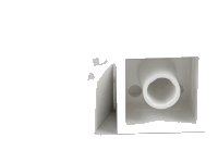 Stein 2 x 2 ohne innere Stützen in weiß, LEGO Teilenummer 3003old