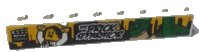 LEGO part Brick 1 x 8 with Black 'THE BRICK SEPARATOR' Pattern (Sticker) - Set 40220 3008pb147R