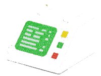 LEGO part Slope 45 2 x 2 with Computer Screen and Right Side Buttons Pattern 3039p23