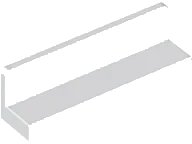 Paneel 1 x 4 x 1 in weiß, LEGO Teilenummer 30413
