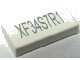 LEGO part Carrelage 1 x 2 with 'XFxxxxxx' Exo-Code Pattern 3069pb0078