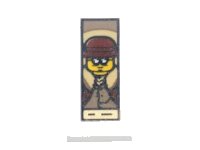 LEGO onderdeel Tile 1 x 2 with Portrait of Male Minifigure with Bowler Hat and Glasses Pattern (Sticker) - Set 71741 3069pb0883
