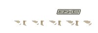 LEGO part Technic, Liftarm Thick 1 x 5 with Silver '3245' Pattern Model Right Side (Sticker) - Set 42043 32316pb027R