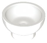 LEGO part Equipment Dish / Bowl [Plain] 34172