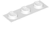 LEGO part Stein 1 x 3 3622