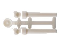 Minifigure, Utensil Wand, 2 on Sprue en blanc, numéro de pièce LEGO 36752