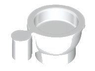 LEGO part Minifigure, Utensil Teacup 38014
