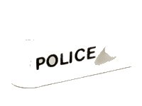 LEGO part Door 1 x 3 x 1 Left with 'POLICE' Pattern 3822pb001