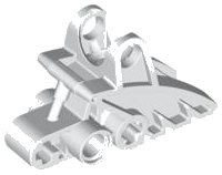 LEGO onderdeel Bionicle Foot with Ball Joint Socket 2 x 3 x 5 41668
