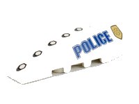 LEGO part Wedge 6 x 2 Left with Police World City Pattern 41748pb010