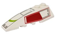 LEGO onderdeel Wedge 6 x 2 Left with ARC-170 Pattern 41748pb018