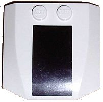 LEGO part Wedge 4 x 4 x 2/3 Triple Curved with Black Rectangle (13mm Wide) Pattern (Sticker) - Set 7236-1 (45677pb005)