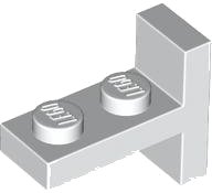 LEGO part Bracket 1 x 2 with 1 x 2 Vertical Studs 4585