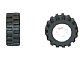 LEGO onderdeel Wheel 8mm D. x 6mm with Black Tire 15mm D. x 6mm Offset Tread Small - Band Around Center of Tread (4624 / 87414) (4624c06)