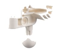 LEGO onderdeel Bionicle Head Connector Block (Vahki) 47332